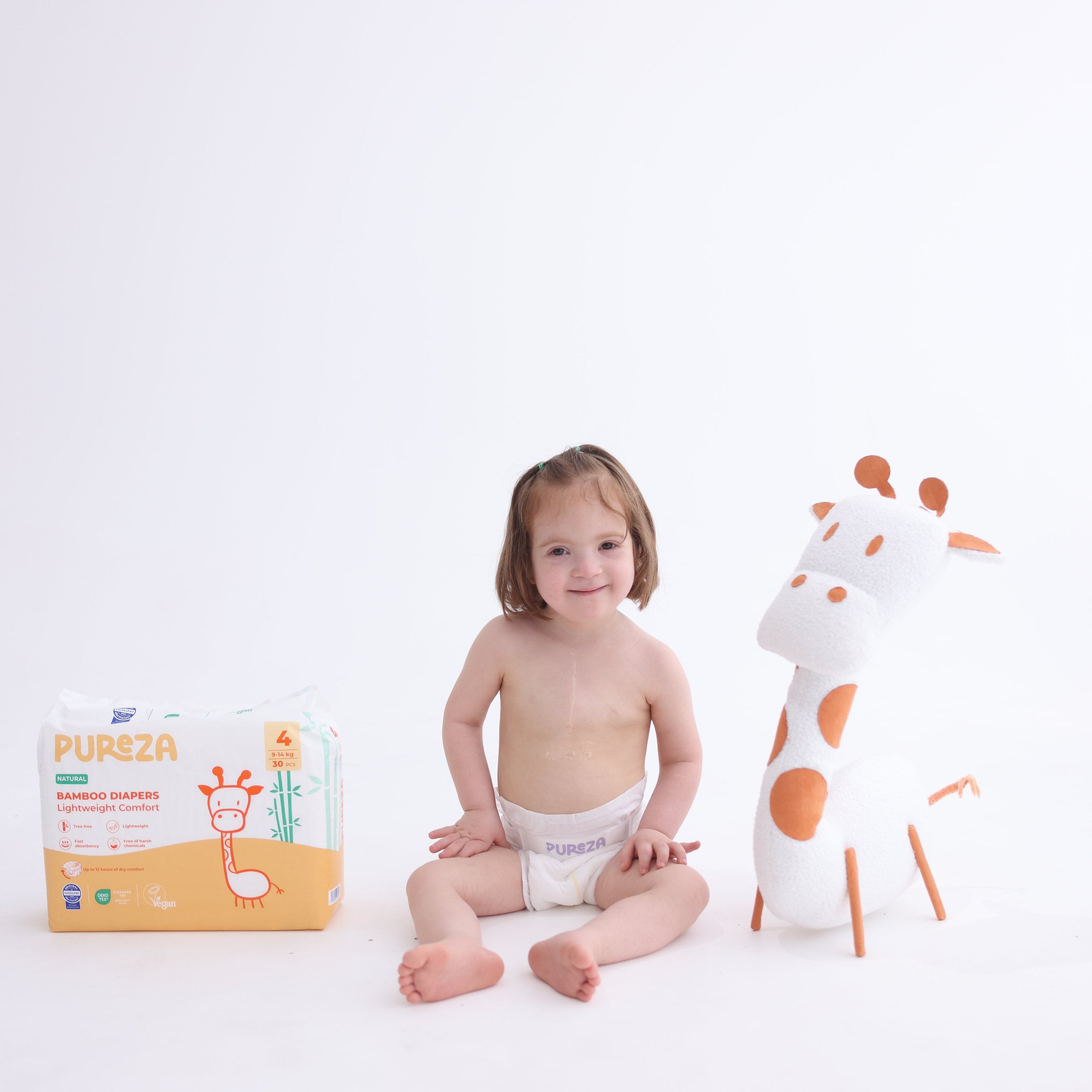 Pureza Bamboo Diaper | Size 04