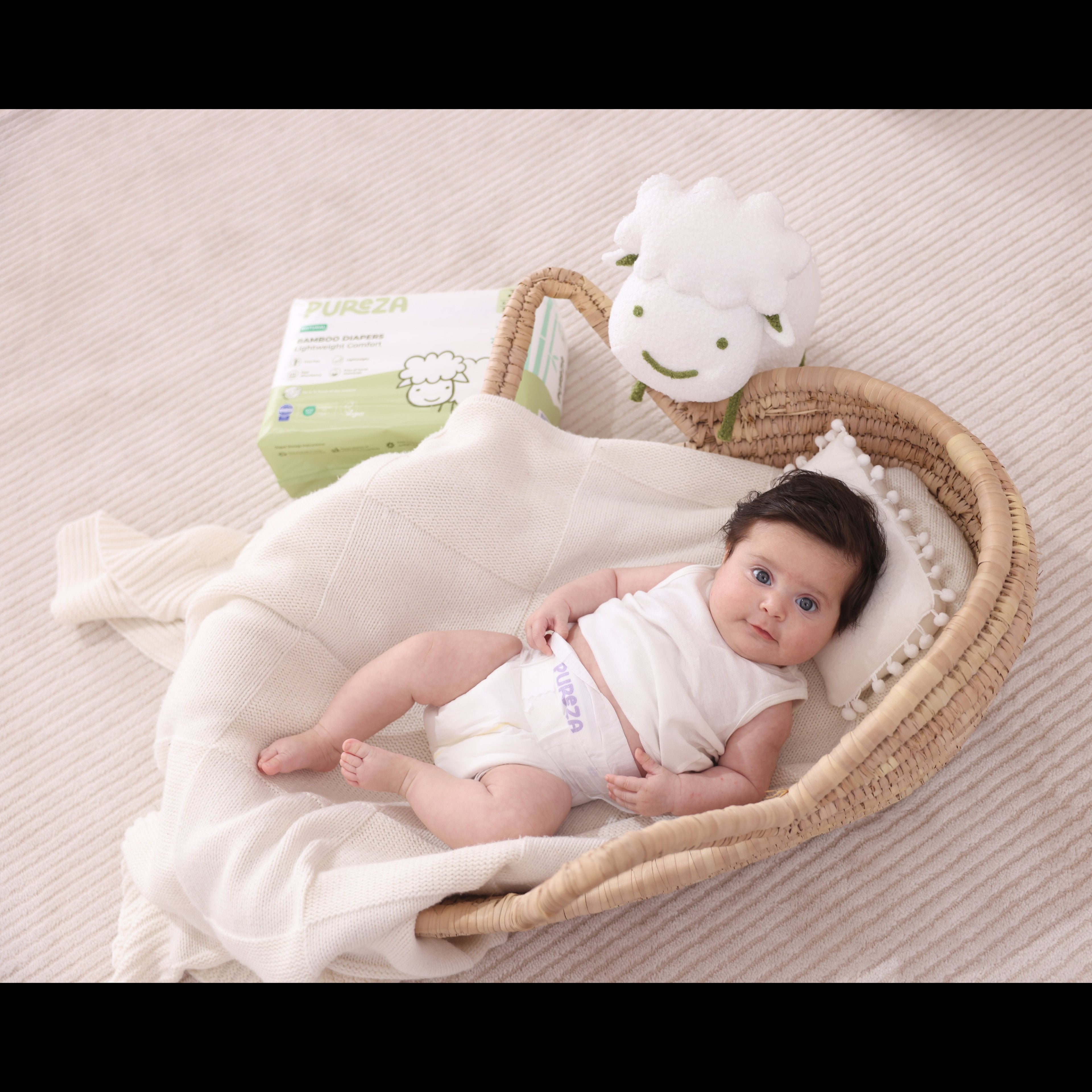 Pureza Bamboo Diaper | Size 03