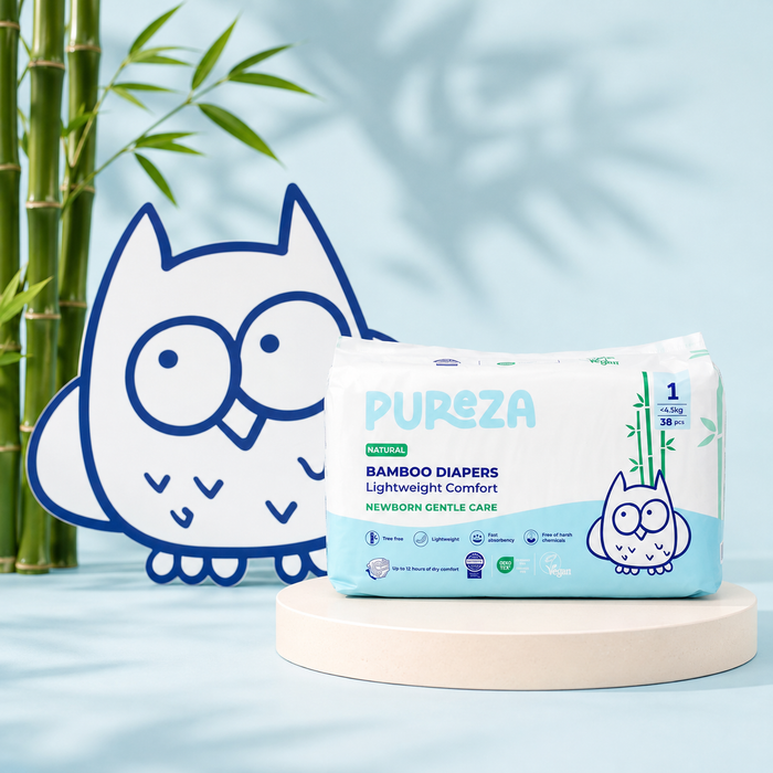 Pureza Bamboo Diaper | Size 01