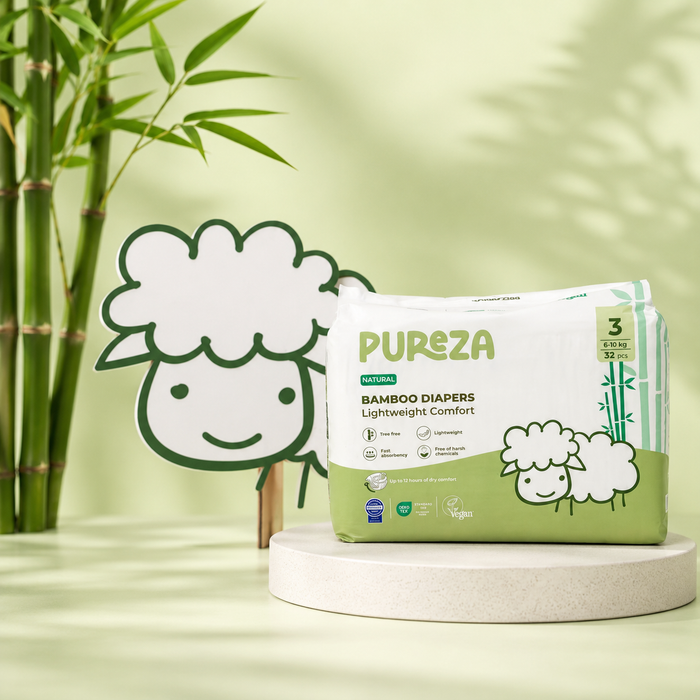Pureza Bamboo Diaper | Size 03