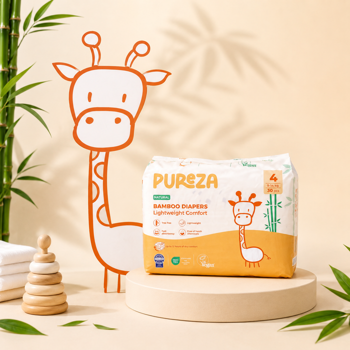 Pureza Bamboo Diaper | Size 04