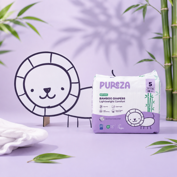 Pureza Bamboo Diaper | Size 05